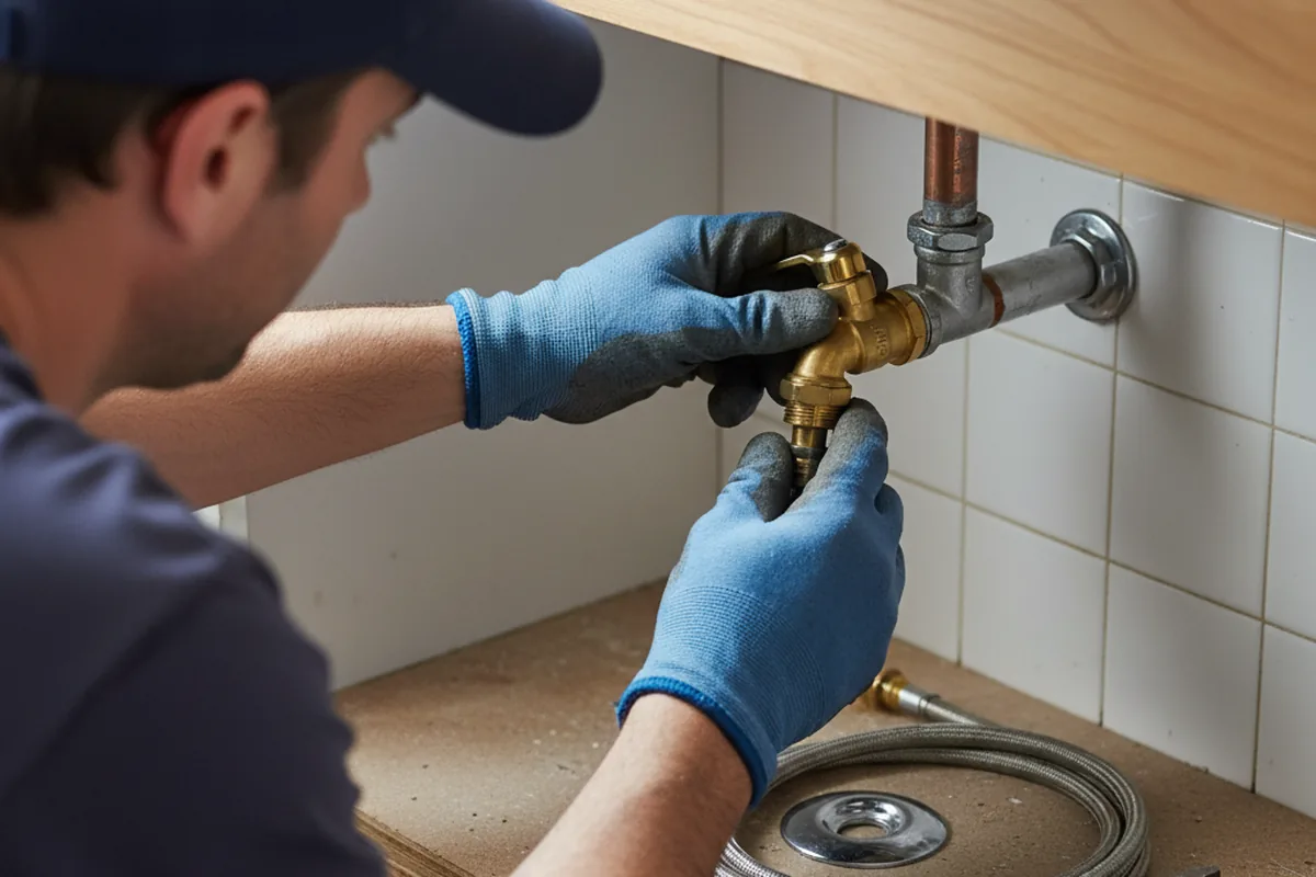 Shutoff valve and fitting work during Repiping in Shepherd